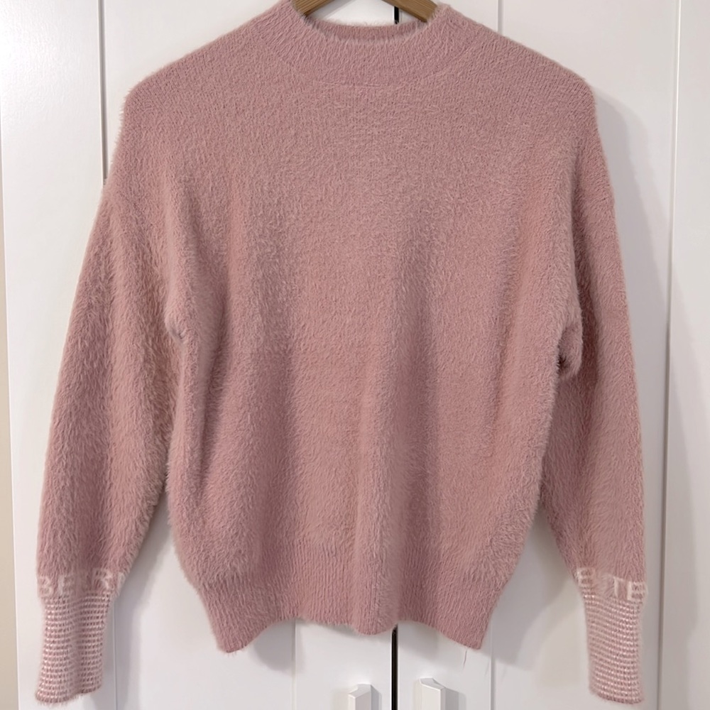 Fur knit sweater
